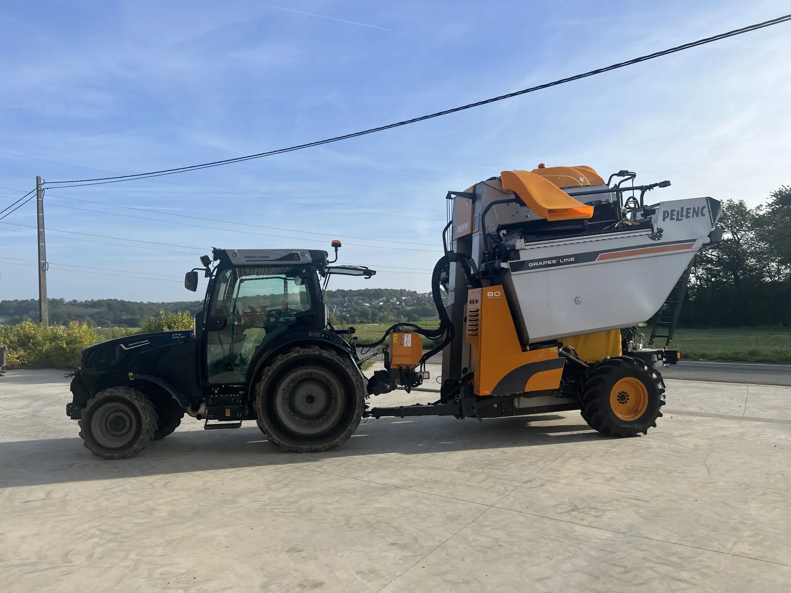 Vendangeuse Pellenc Grapes’Line 80 de VitiVini Solutions
